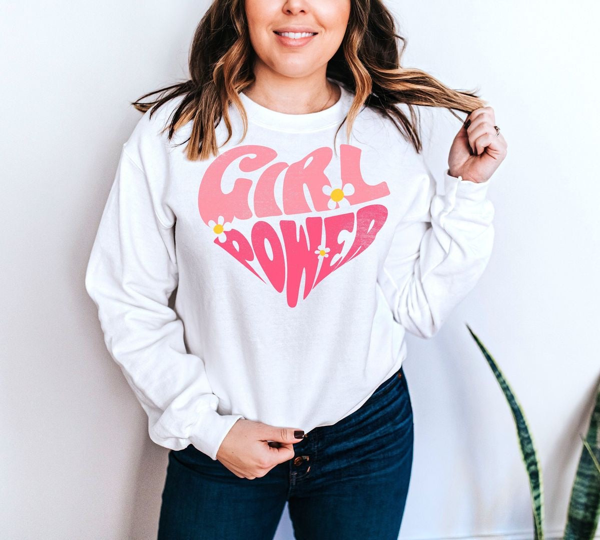 SUDADERA CROP TOP "GIRL POWER"